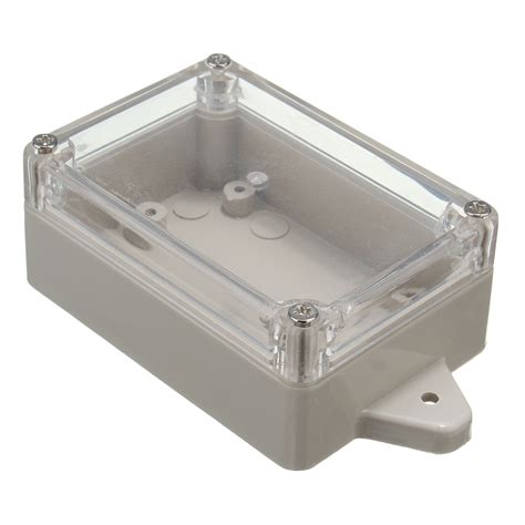 electric plastic box transluce|plastic electronics boxes.